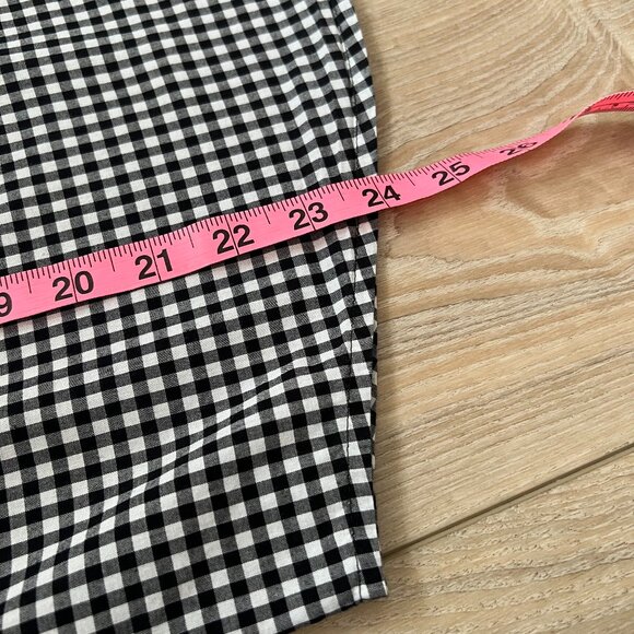 🖤Jones New York signature Gingham  Black and white button up shirt Sz M - Picture 9 of 12